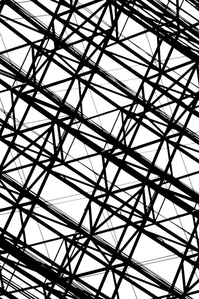 construction on building ceiling